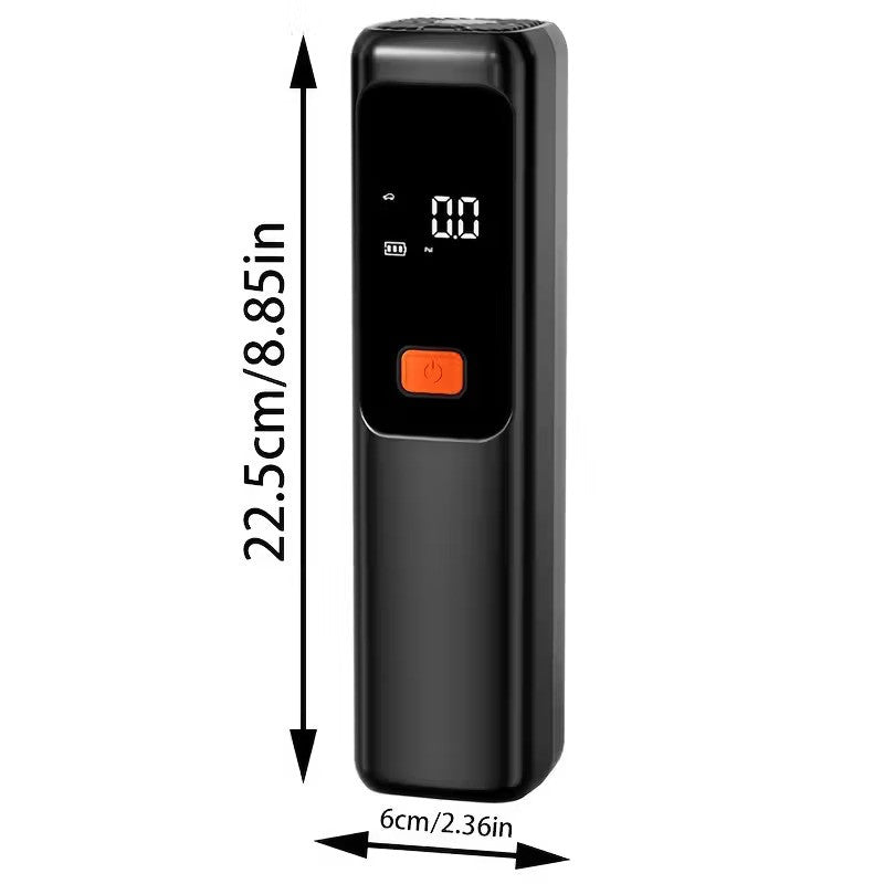 Electric Air Pump, Air Compressor 150 PSI Tire Inflator | Digital LCD Display, USB Fast Charging, Auto Shutoff Safety Protection, LED Light indicator, Compact Design, Rechargeable Lithium Battery, Ideal for Cars, Bicycles, Motorcycles