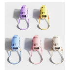 Bus Shape Water Bottle For Kids With Strap Leak-Proof Cartoon Water Bottle With Wheels (3 Color), 500 ML
