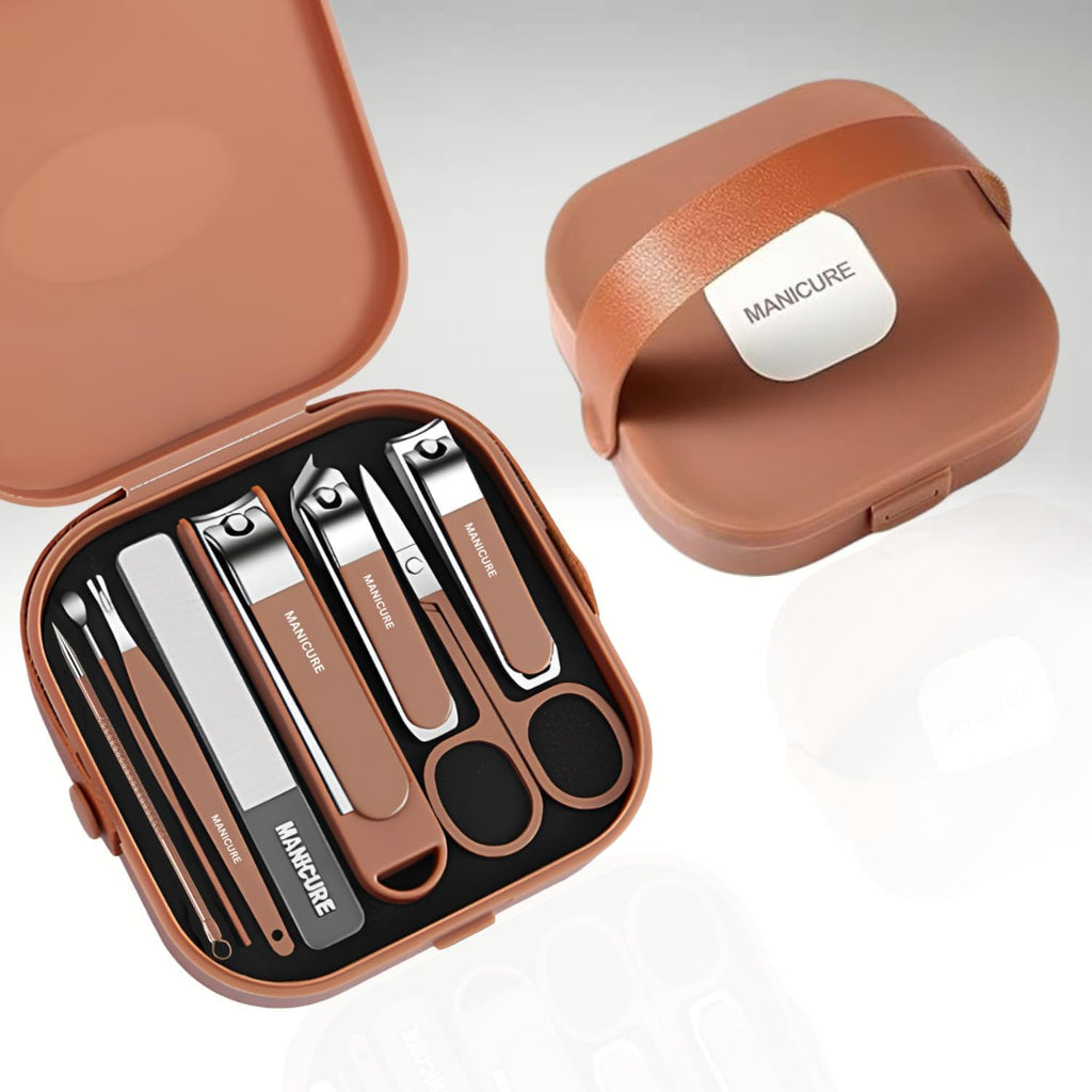 8 in 1 Nail Clipper Set – Professional Manicure & Pedicure Kit for Men & Women