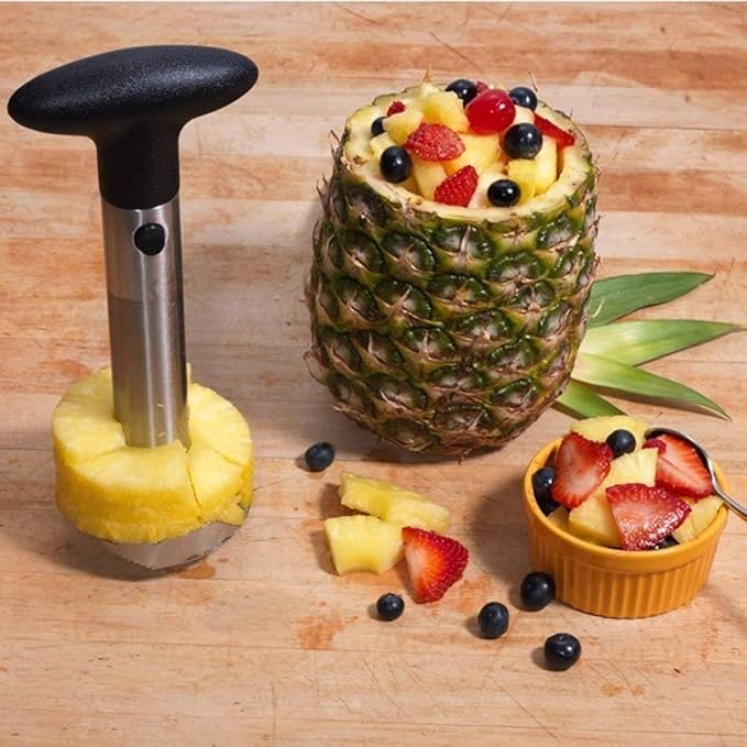 Stainless Steel Pineapple Cutter and Fruit Peeler Corer, Pineapple Cutter and Peeler
