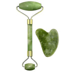 Facial Massager Jade Roller, Stone for Face Neck Healing Skin Wrinkles & Serum Application