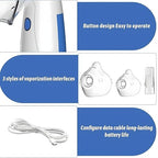 Nebulizer, Portable Mesh Nebulizer Mini Vaporizer Handheld Atomizers for Adults and Children, Ultrasonic Humidifier for Home and Travel Use, Steam Mesh Inhalator(2025)