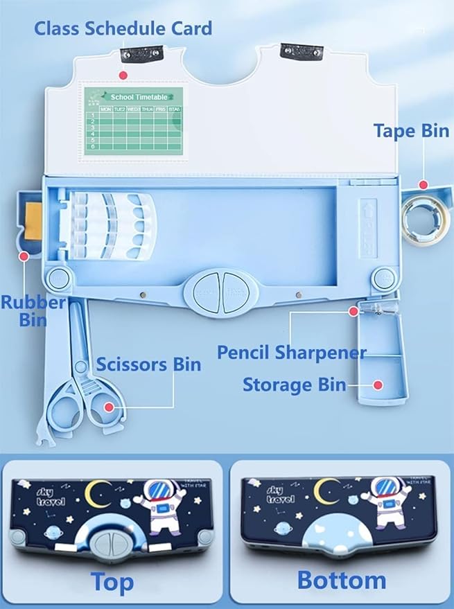 Multi-Functional Pencil Box For Kids, Pencil box for Boys and Girls, Special and Unique Box