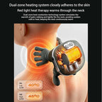 Shoulder & Neck Massager for Pain Relief | Deep Tissue Kneading with Dual-Zone Heat & 2-Speed Temperature Control | Back & Leg Massager