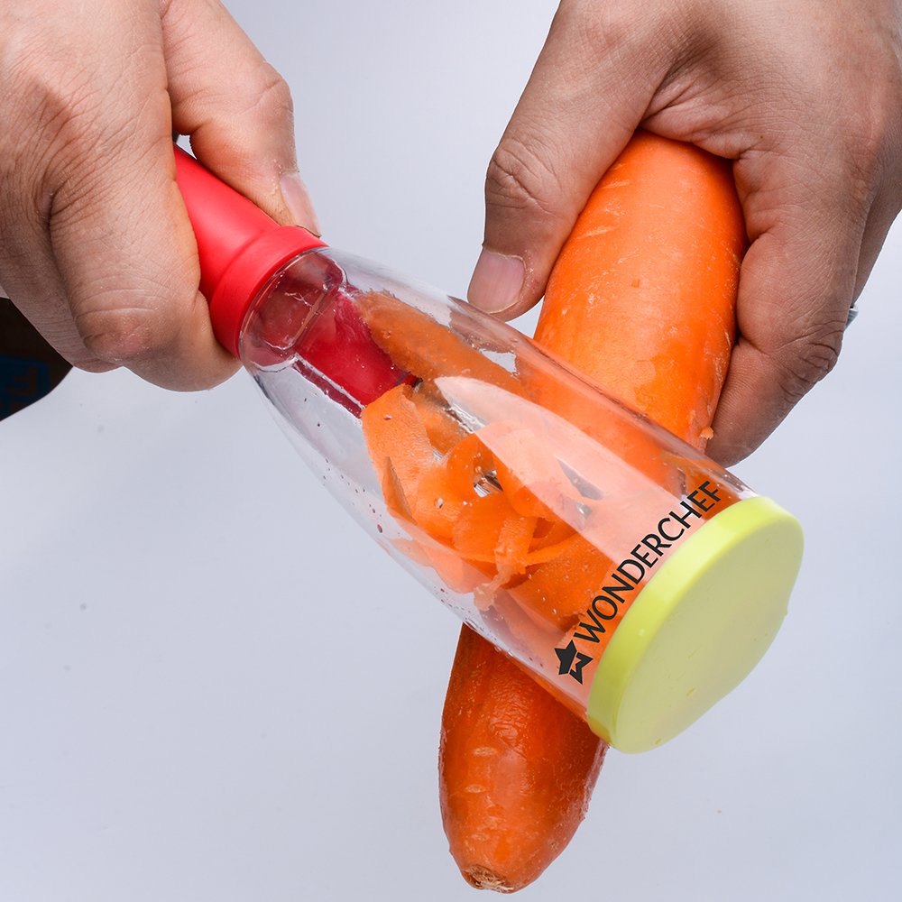 Multifunctional Storage Peeler with Container - Plastic Vegetable And Fruit Peeler, Food Contactless, Kitchen Peeling Tool with Storage Case