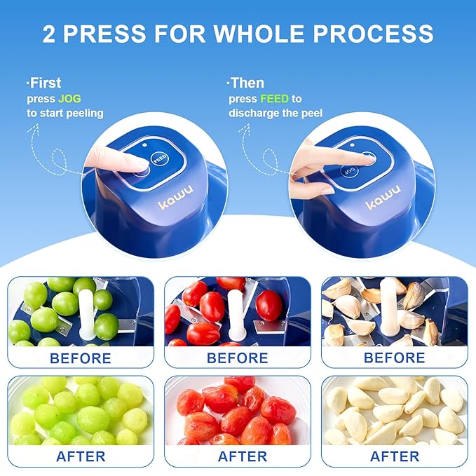 Electric Grape Peeler & fruit Slicer | Compact Design for Kitchen and Commercial Use, USB Charging, Lithium Battery, ABS Material, Food Preparation Tool, Kitchen Gadget, Durable Kitchenware, Grape Peeler, Vegetable Chopper and Slicer,