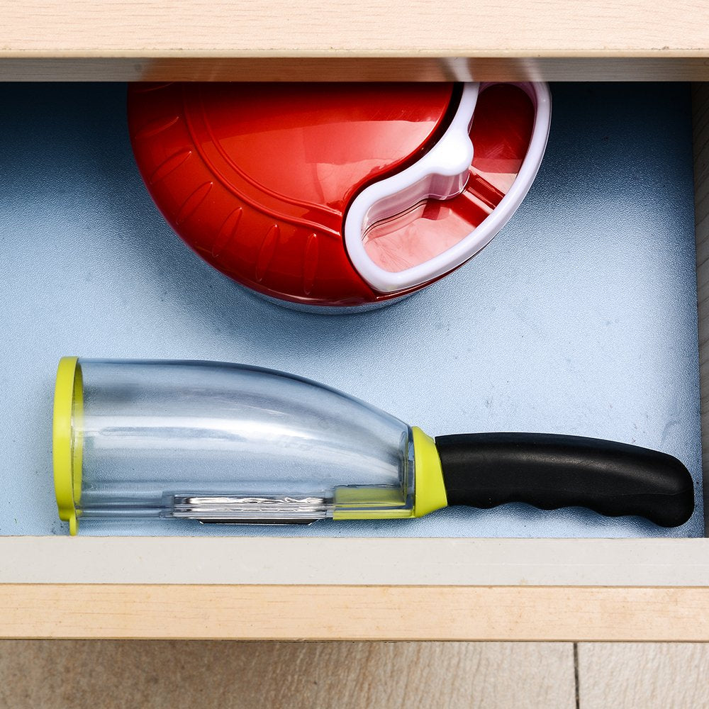 Multifunctional Storage Peeler with Container - Plastic Vegetable And Fruit Peeler, Food Contactless, Kitchen Peeling Tool with Storage Case