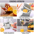 A Manual Juicer, Lemon Squeezer, Multifunctional Hand Press Juicer, Fruit Juice Extractor