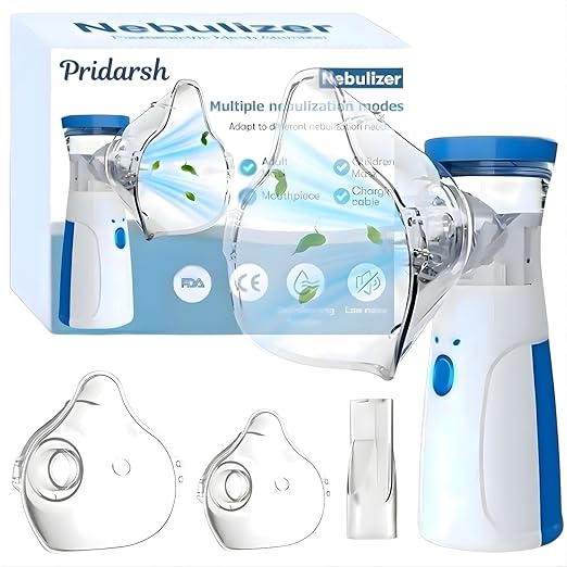 Nebulizer, Portable Mesh Nebulizer Mini Vaporizer Handheld Atomizers for Adults and Children, Ultrasonic Humidifier for Home and Travel Use, Steam Mesh Inhalator(2025)
