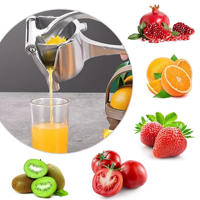 A Manual Juicer, Lemon Squeezer, Multifunctional Hand Press Juicer, Fruit Juice Extractor