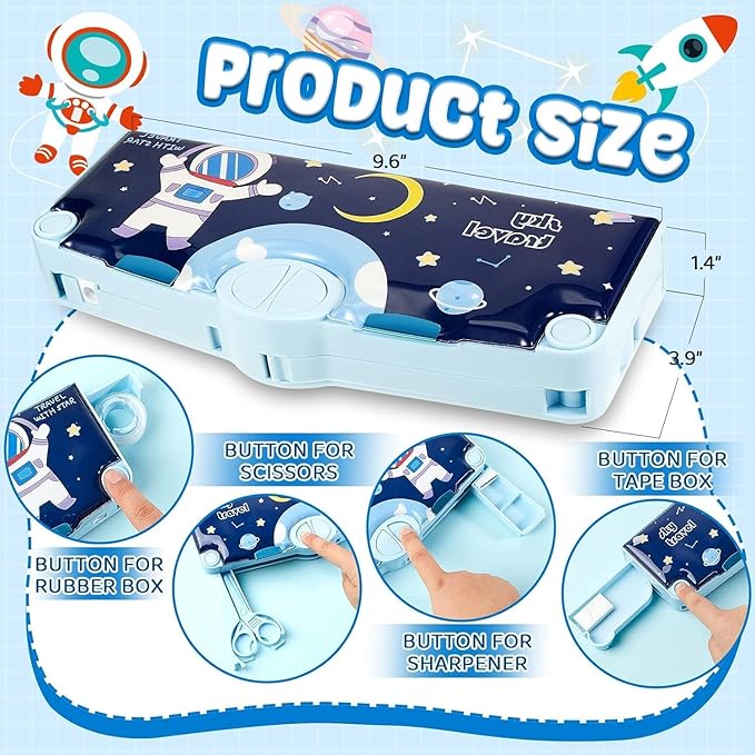 Multi-Functional Pencil Box For Kids, Pencil box for Boys and Girls, Special and Unique Box