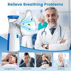 Nebulizer, Portable Mesh Nebulizer Mini Vaporizer Handheld Atomizers for Adults and Children, Ultrasonic Humidifier for Home and Travel Use, Steam Mesh Inhalator(2025)
