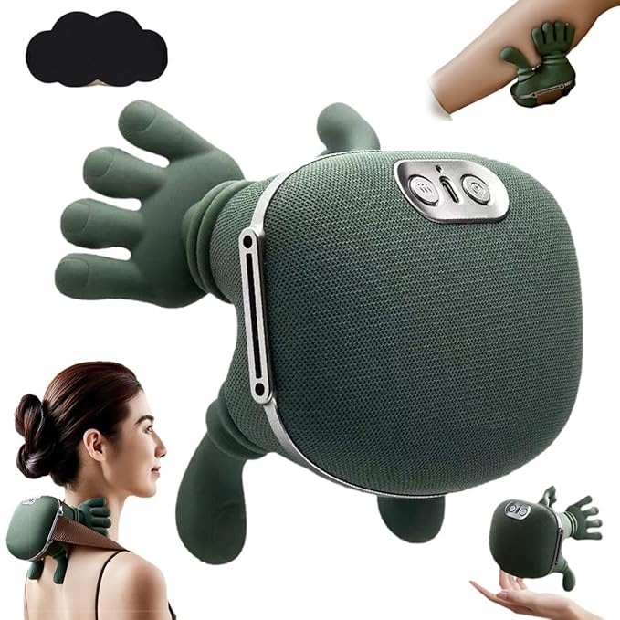 Shoulder & Neck Massager for Pain Relief | Deep Tissue Kneading with Dual-Zone Heat & 2-Speed Temperature Control | Back & Leg Massager