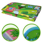 Double Sided Water Proof Baby Play Mat, Play Mats For Kids Large Size, Baby Carpet (Size - 6 Feet X 4 Feet)