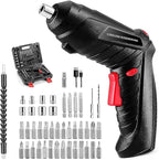 47 in 1 Cordless Electric Screwdriver with LED Light – Rotatable Rechargeable Power Screwdriver Kit, 4.2V Lithium Battery