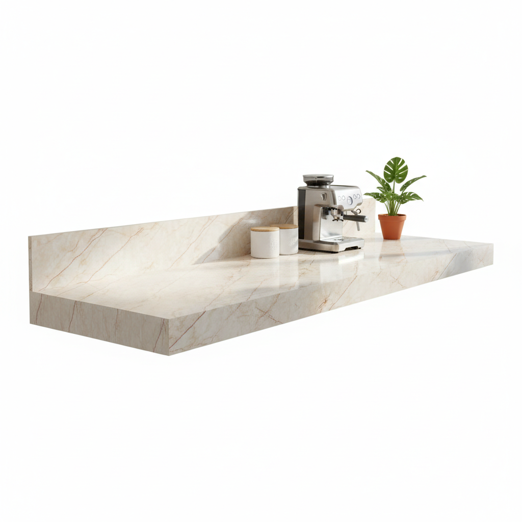 Wallpaper for Kitchen, Table, Ply, Wooden | Marble Contact Paper – Self Adhesive, Waterproof, Easy to Clean ( 2Ft * 6 Ft ) Sticker wallpaper
