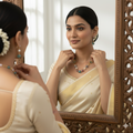 Fancy High Gold Moti Mala Set | Perfect for Ethnic & Indo-Western Outfits | Handcrafted Chain Detailing
