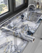 Wallpaper for Kitchen, Table, Ply, Wooden | Marble Contact Paper – Self Adhesive, Waterproof, Easy to Clean ( 2Ft * 6 Ft ) Sticker wallpaper