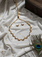 Traditional Crescent Design Necklace Set for Women & Girls