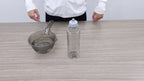 pray Mop for Cleaning Floors - Microfibre Floor Mops Wet Dry Flat Mop with 700ML Refillable Bottle & Washable Pads Replacement, Dust Kitchen Mop for Wooden Laminate Tile Marble Hard Floors